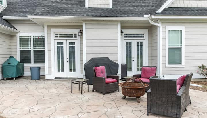 Create a Beautiful Stamped Concrete Patio in Lubbock, Texas area!